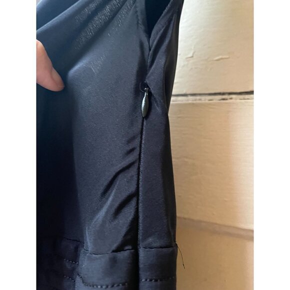 Development by Phillip Lim V neck silk Sleeveless black cocktail maxi dress 6 - Picture 8 of 13